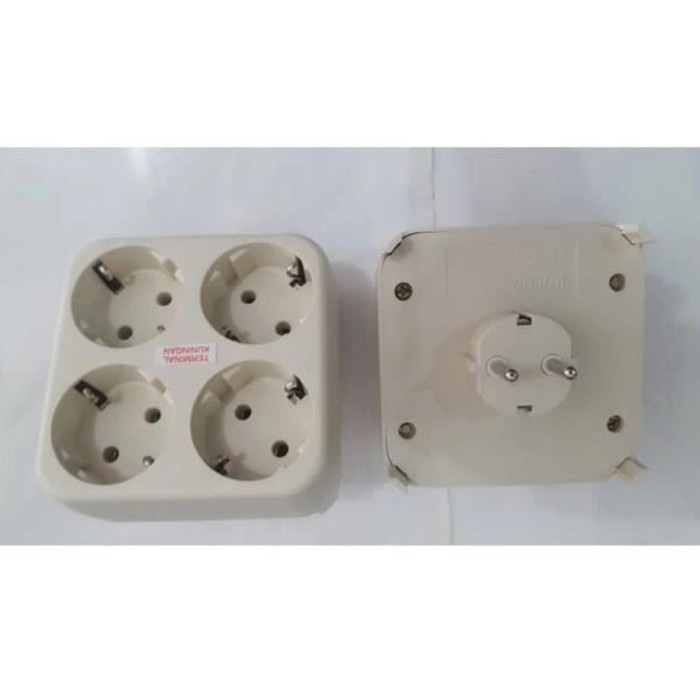 Jual Uticon Stop Kontak Arde 4 Lubang + Steker 4 in 1 MultiPlug ...