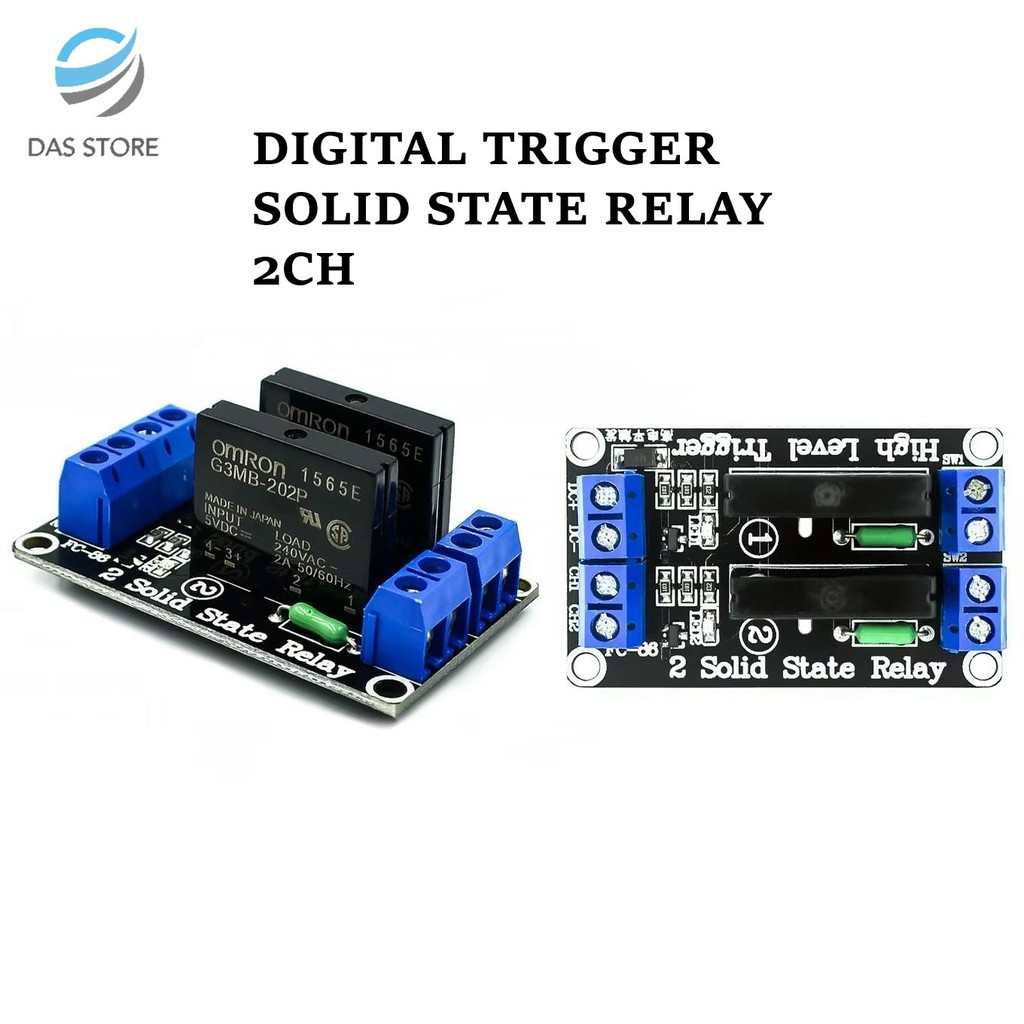 Jual MODUL 2-Channel Digital Trigger Solid State Relay SSR Switch ...