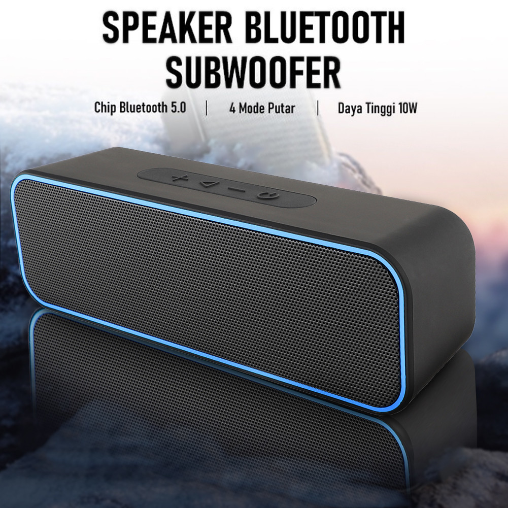 Jual Stereo Sound Robot Speaker Bluetooth RB520 Bluetooth 5.0 Portable ...