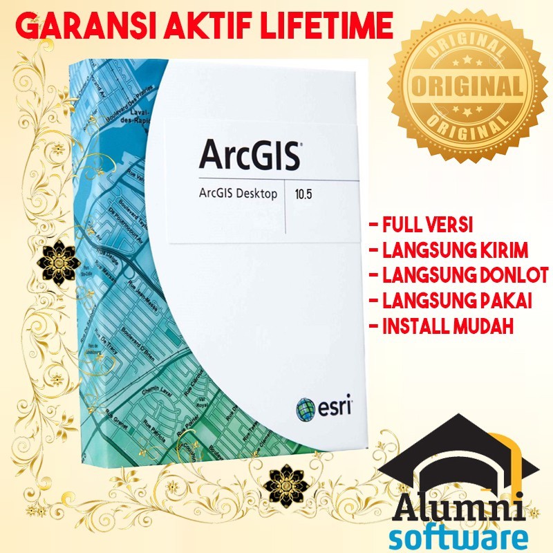 Jual [FULL VERSION] ArcGIS Desktop 10 Software Map Peta - GARANSI ...