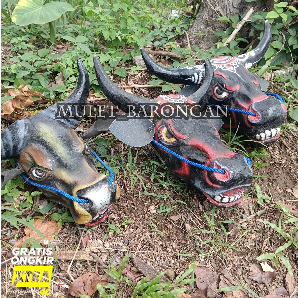 Jual Bantengan Suro Full Mberot Sungu Kayu Asli MSK Shopee Indonesia