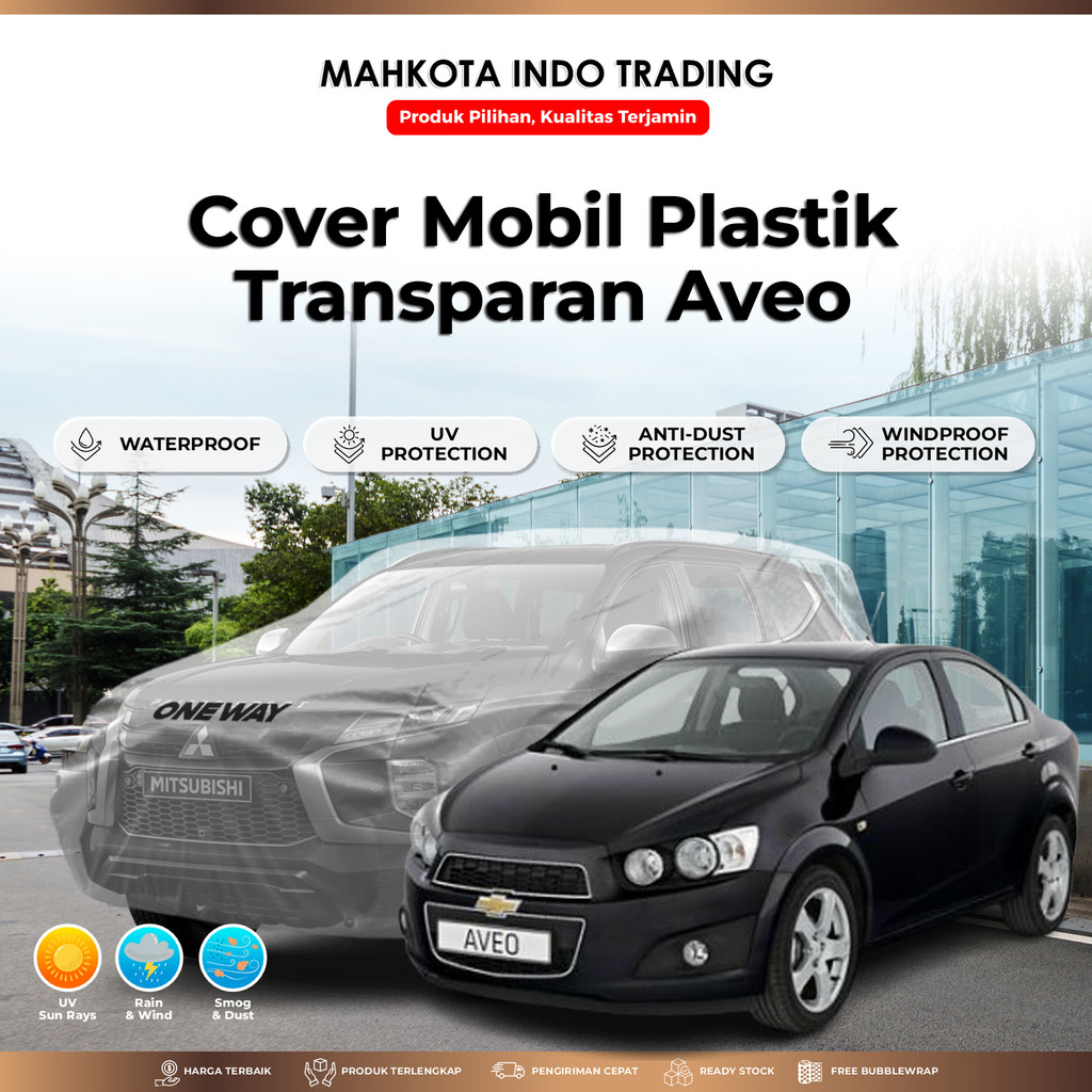 Jual Body Cover Mobil Plastik TEBAL Chevrolet Aveo WATERPROOF | Shopee ...