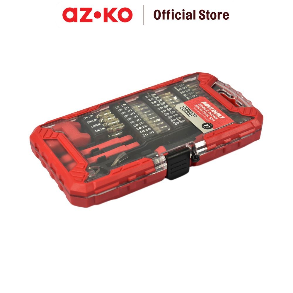 Jual AZKO Maxbuilt Set 77 Pcs Obeng Presisi Untuk Smartphone ...