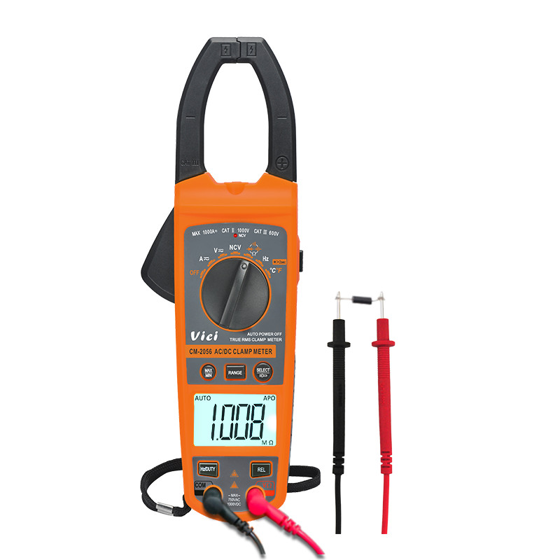 Jual Vici Digital Clamp Meter 1000A True RMS Smart Plier Ammeter Auto ...