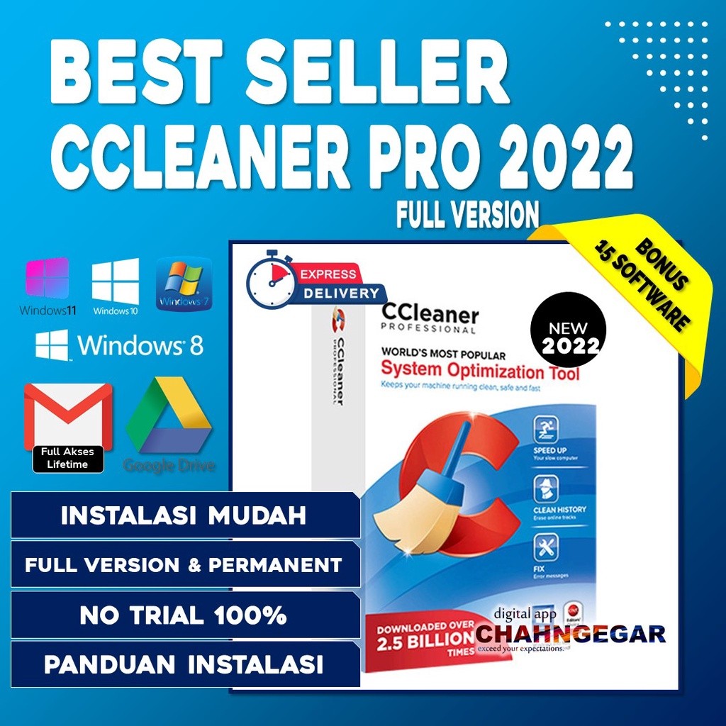 Jual CCleaner Pro Plus 2024 Full Version Lisensi Lifetime (Bisa update ...