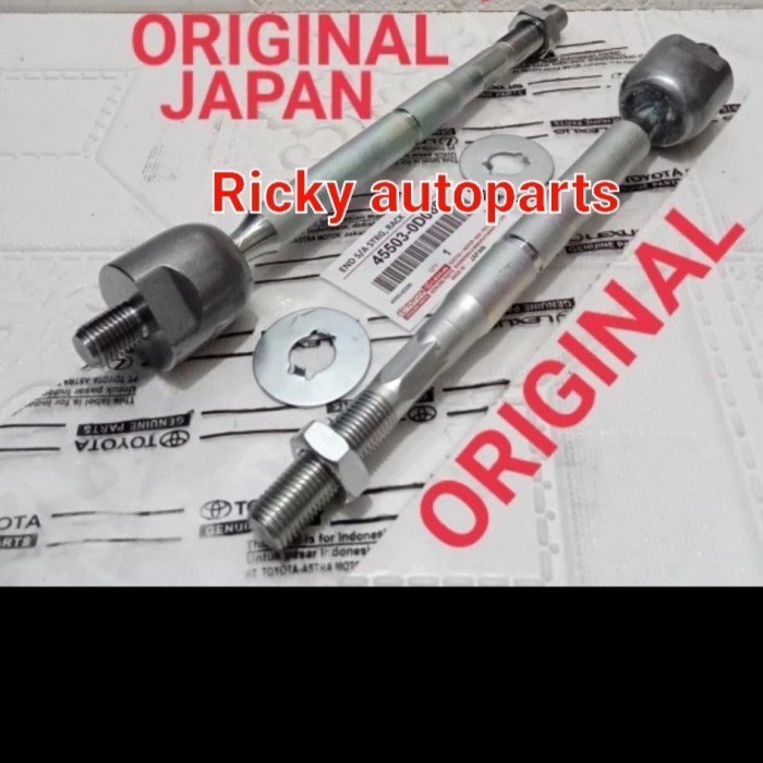 Jual Rack end long tie rod toyota yaris new vios original 1 pcs ...