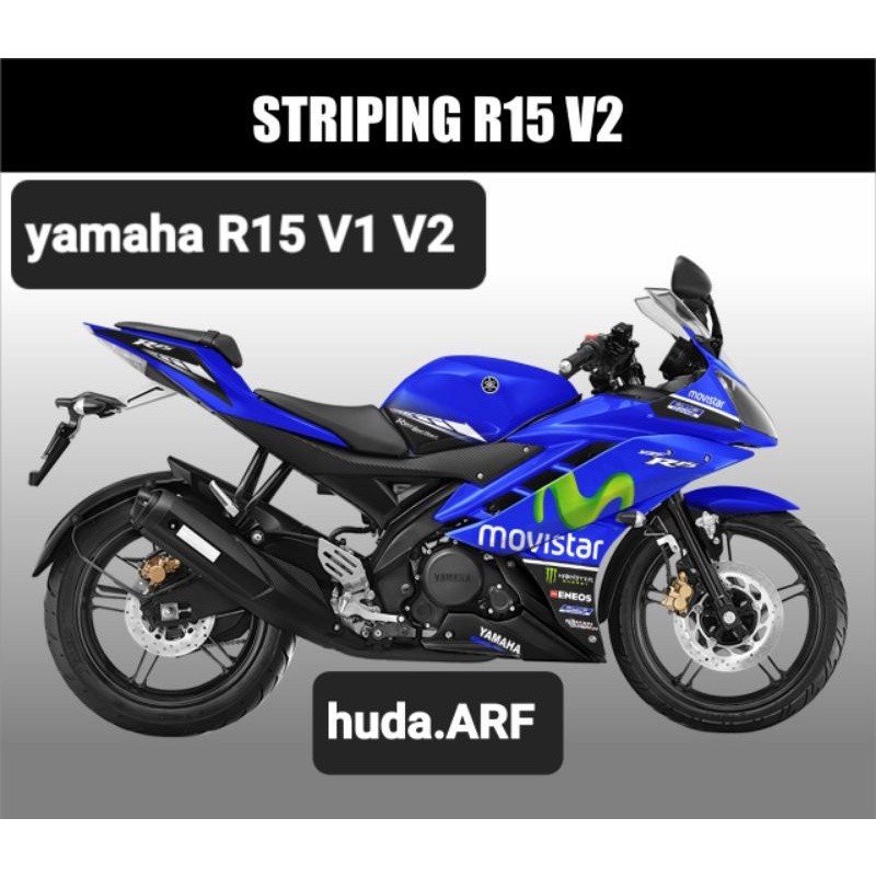 Jual Striping R15 V1 V2 Decal R15 Lama Sticker Yamaha R15 V1 R15 V2 ...