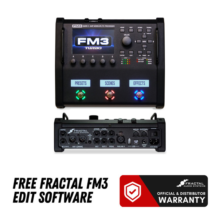 Jual Fractal FM3 Mark II Turbo Amp Modeler/Multi-FX Processor | Shopee ...