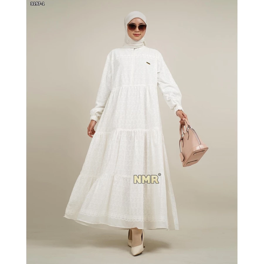 Midi Dress Katun Bordir 