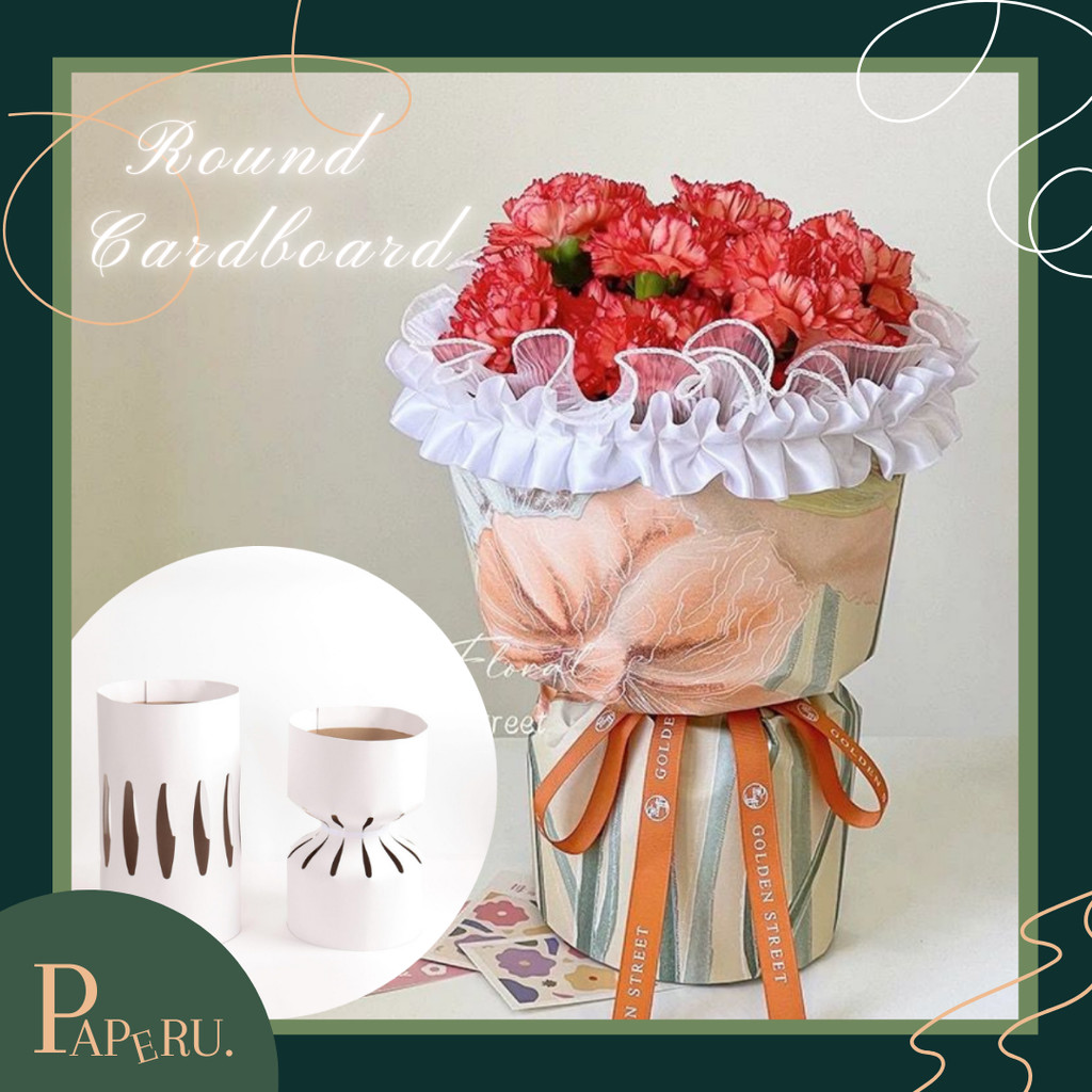 Jual [PAPERU] Round Cardboard | Kerangka Buket Bunga | Rangka Bunga ...