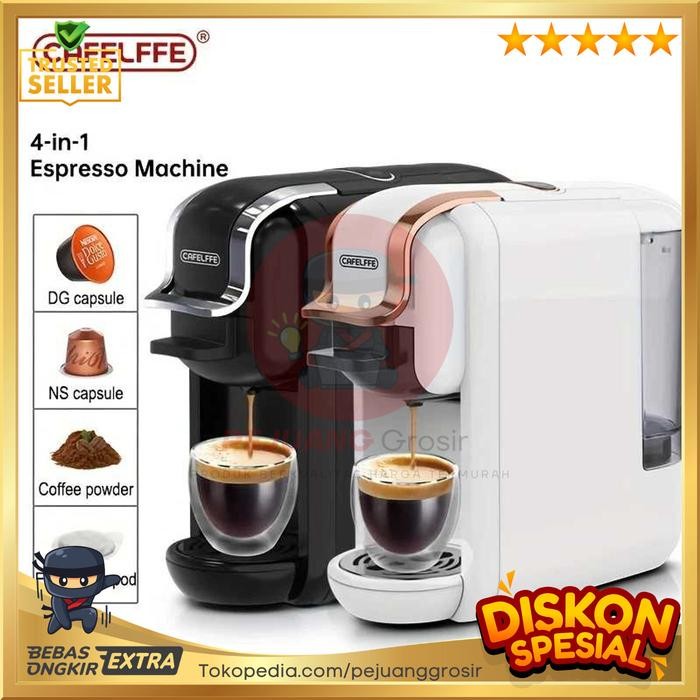 Jual Code Cafelffe Mesin Kopi Espresso 4in1 Coffee Maker 19 Bar 1450W ...