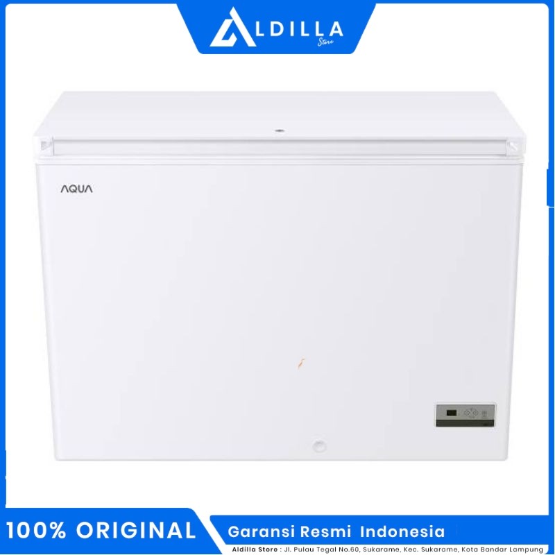 Jual Chest Freezer AQUA 400 Liter AQF-410FA Freezer Box AQUA AQF 410 FA ...
