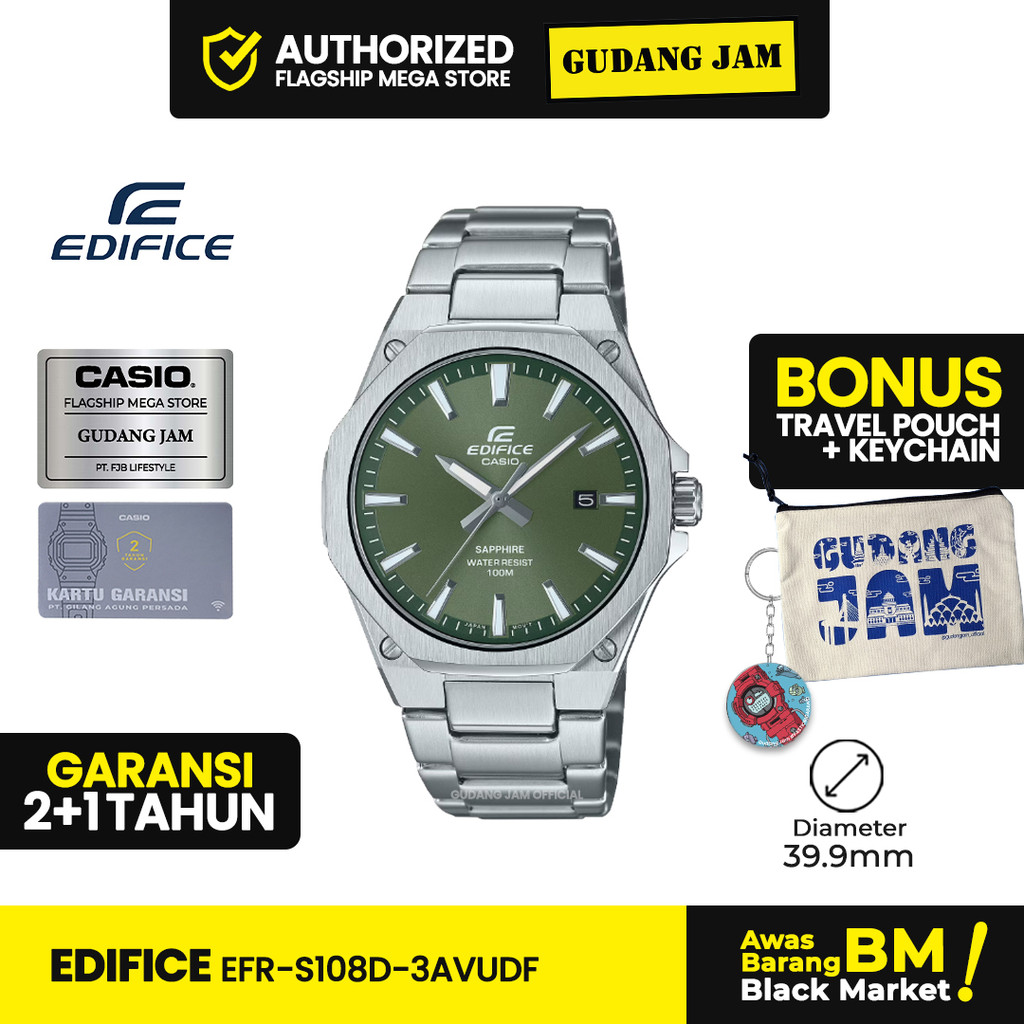 Edifice EFR-S108D-3AVUDF EFR-S108D EFR-S108 EFRS108D EFRS108