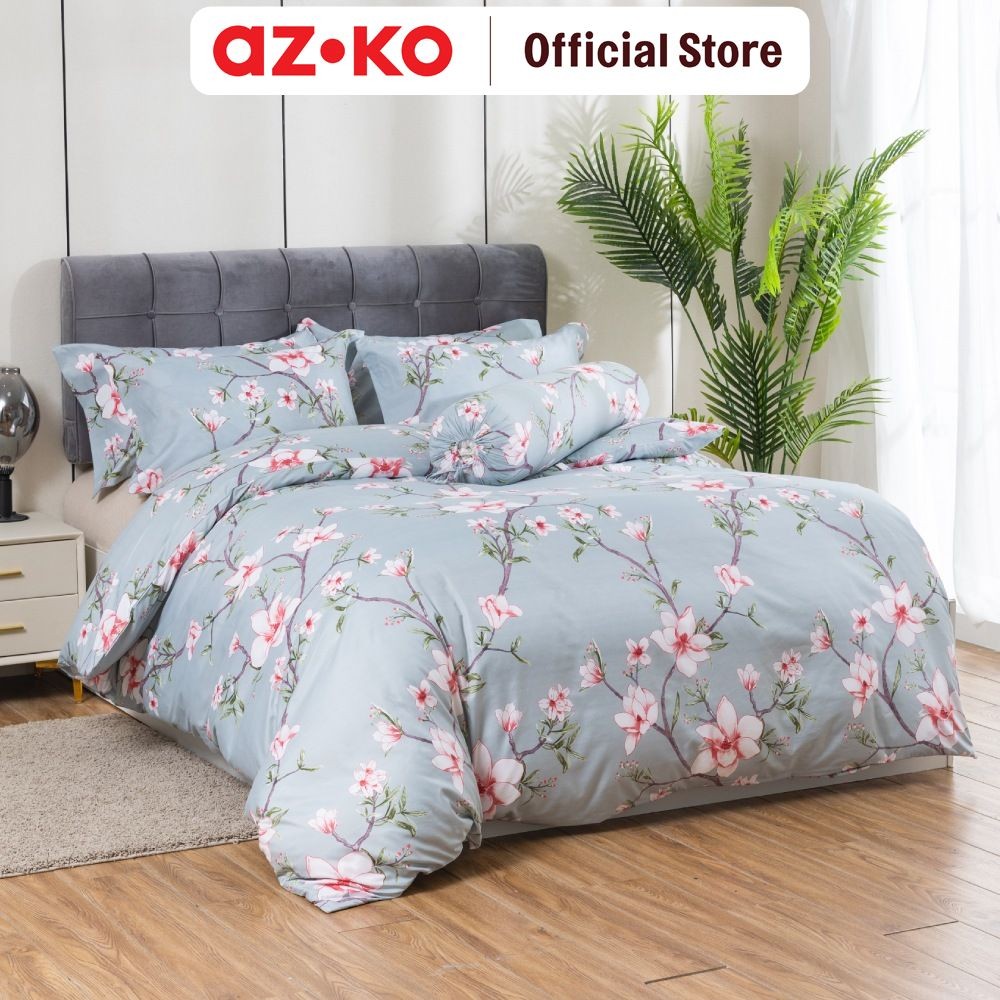 Jual AZKO Sleeplite 150x220 Cm Bed Cover Polyester Malva - Biru ...
