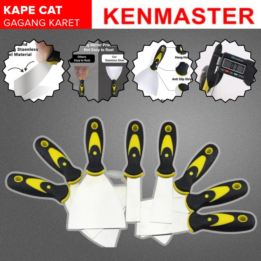 Jual Kenmaster Scraper Kape Kapi Alat Dempul Tembok Dinding Cat ...