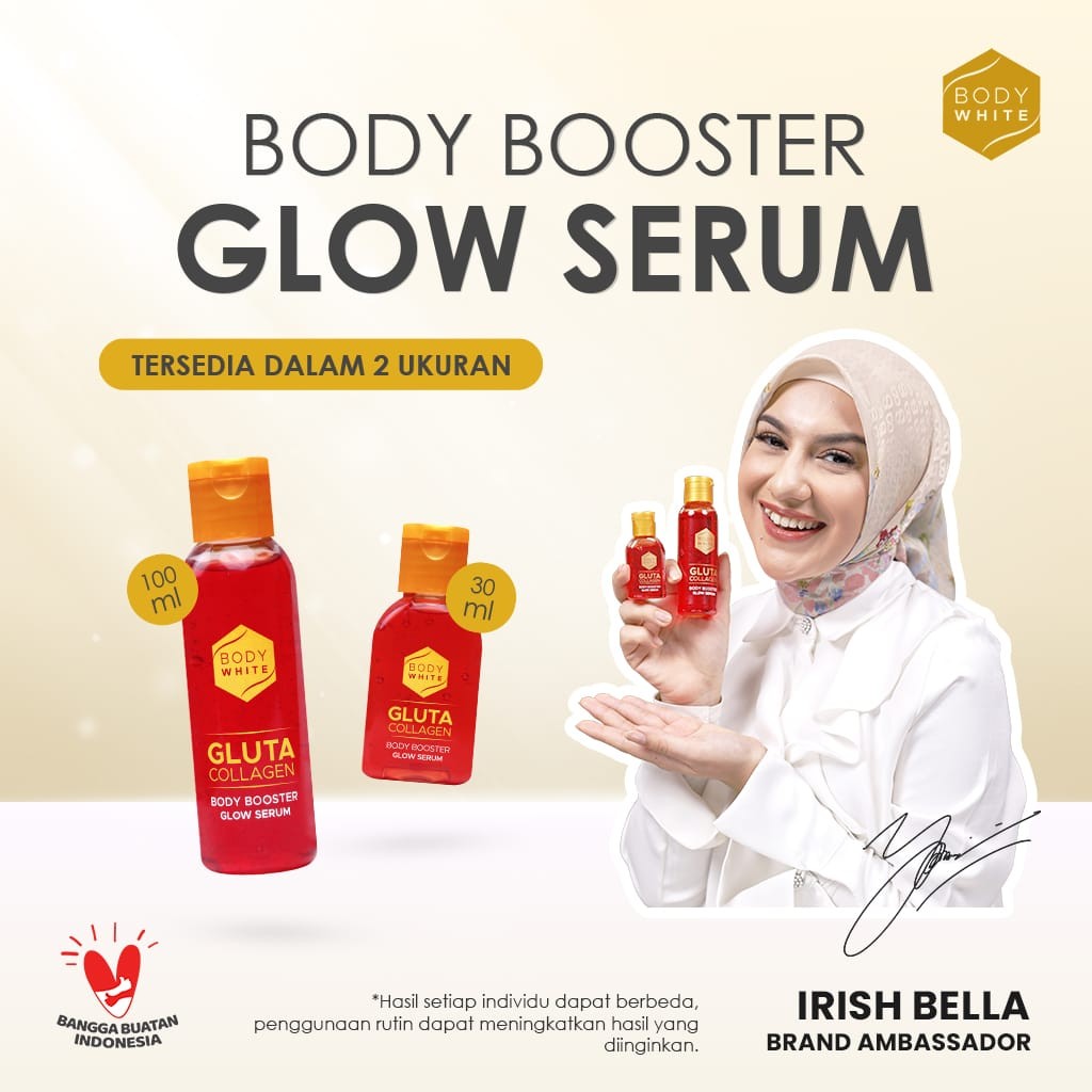 Jual BODY WHITE GLUTA COLLAGEN BODY BOOSTER GLOW SERUM | Shopee Indonesia