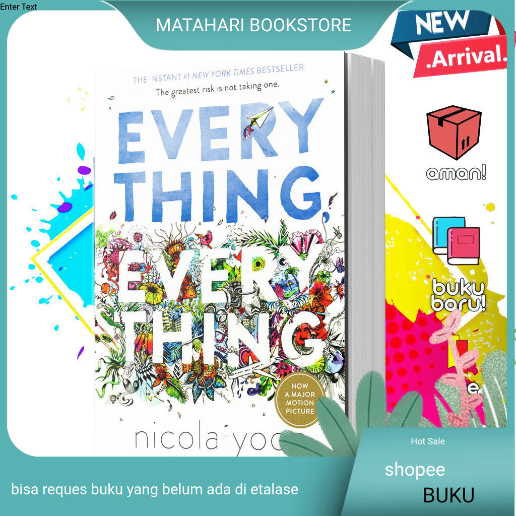 Jual Buku Everything, Everything by Nicola Yoon | Shopee Indonesia