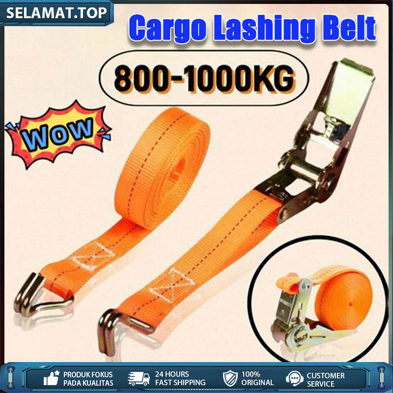 Jual 4 10m Tali Kecepatan Ratchet Tie Down 10 Ton Cargo Lashing Belt