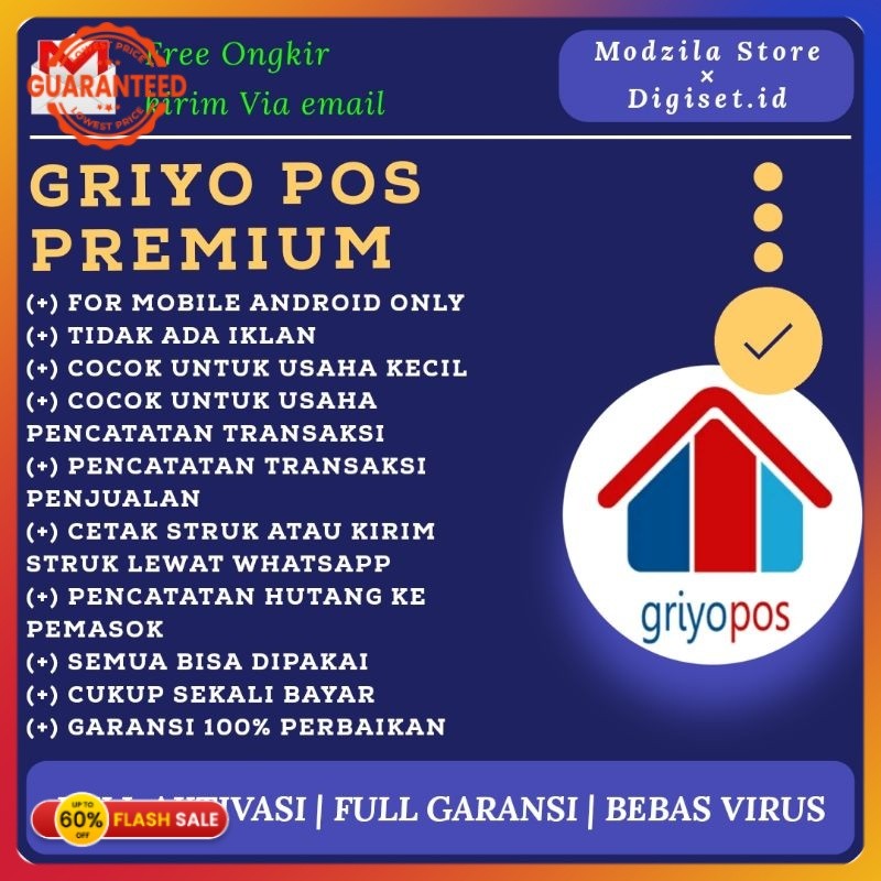 Jual Aplikasi Kasir Griyo Pos Android Selamanya Khusus Android | Shopee ...