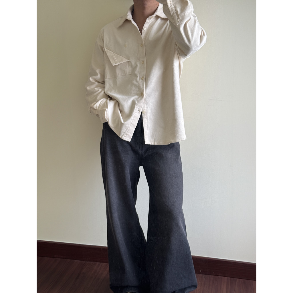 Jual RUDEBASIC - Unpocket Corduroy Overshirt | UNISEX | Shopee Indonesia