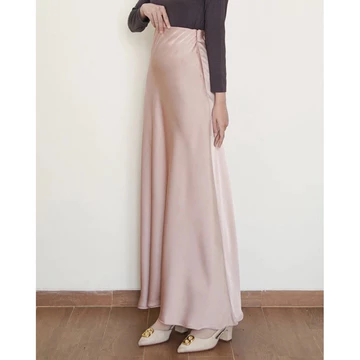 Rok Satin Silk Premium Satin Long Skirt Rok Satin Panjang