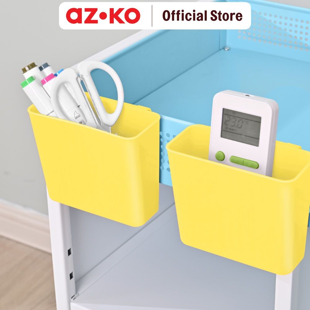 Jual AZKO Stora Keenan Rak Troli 4 Tingkat - Biru Tempat Penyimpanan ...