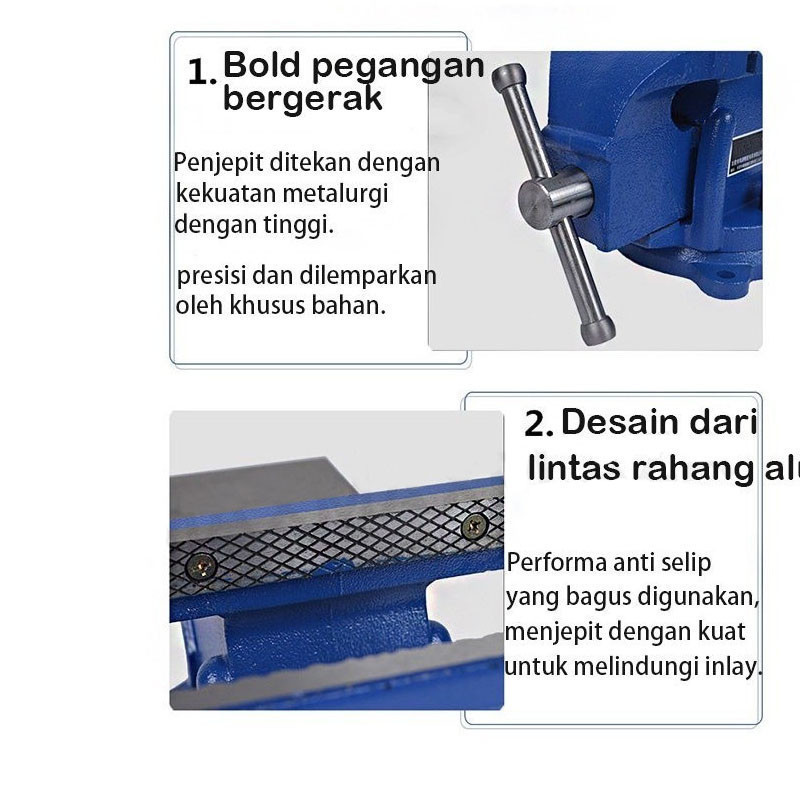 Jual Catok Clamp 5'' / catok paron / Ragum Klem / Catok Meja / Bench ...