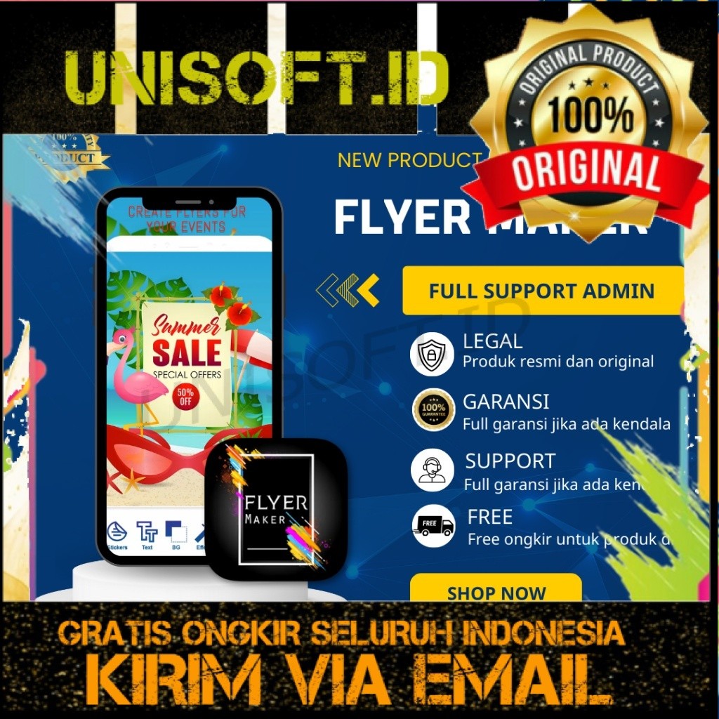 Jual Beli 1 Gratis 1 Flyer Maker Pro Premium No Trial Full Version ...