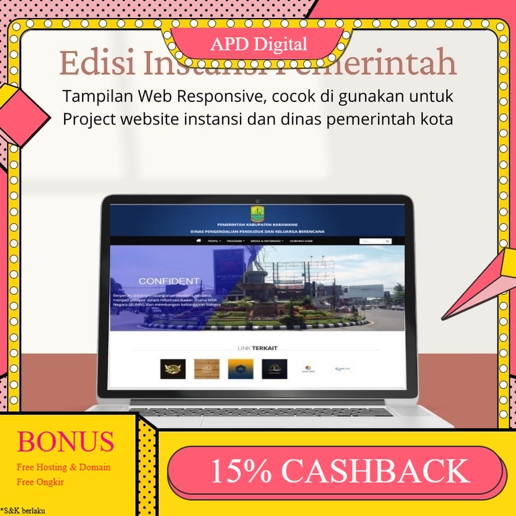 Jual Source Code Website Company Profile Instansi Pemerintah APD ...