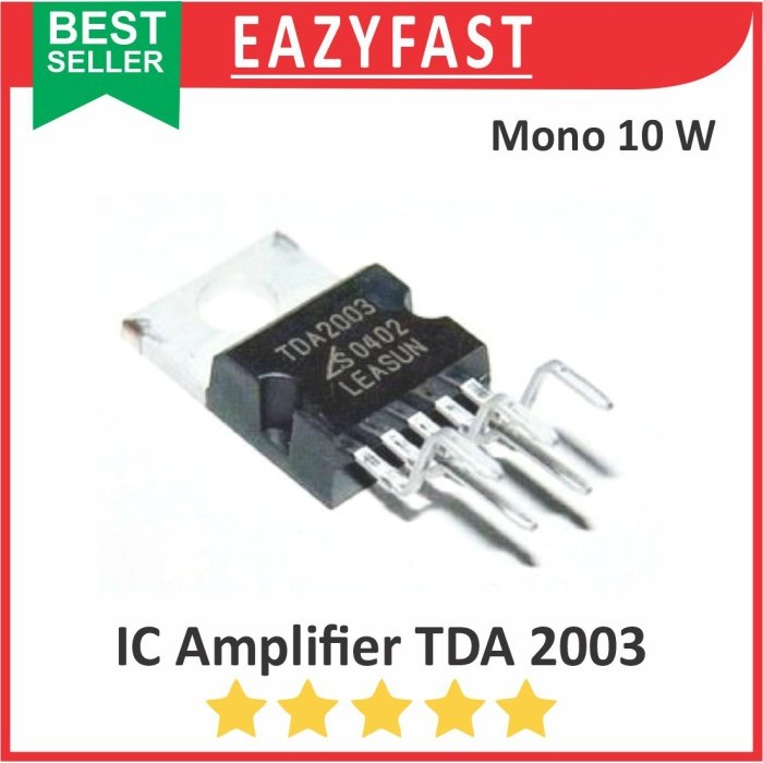 Jual IC Audio Power Amplifier TDA2003 TDA 2003 Transistor Chip Ampli