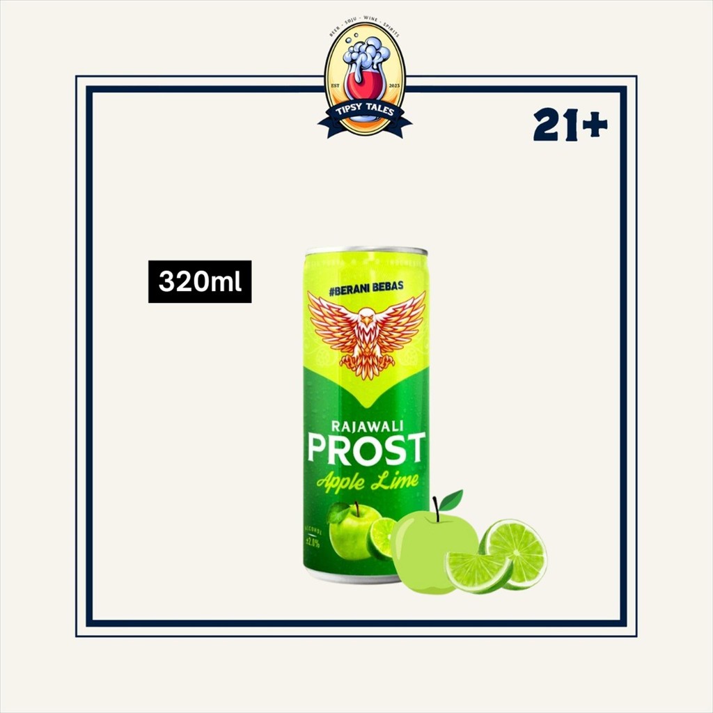 Jual Prost Rajawali Apple Lime can 320Ml | Shopee Indonesia