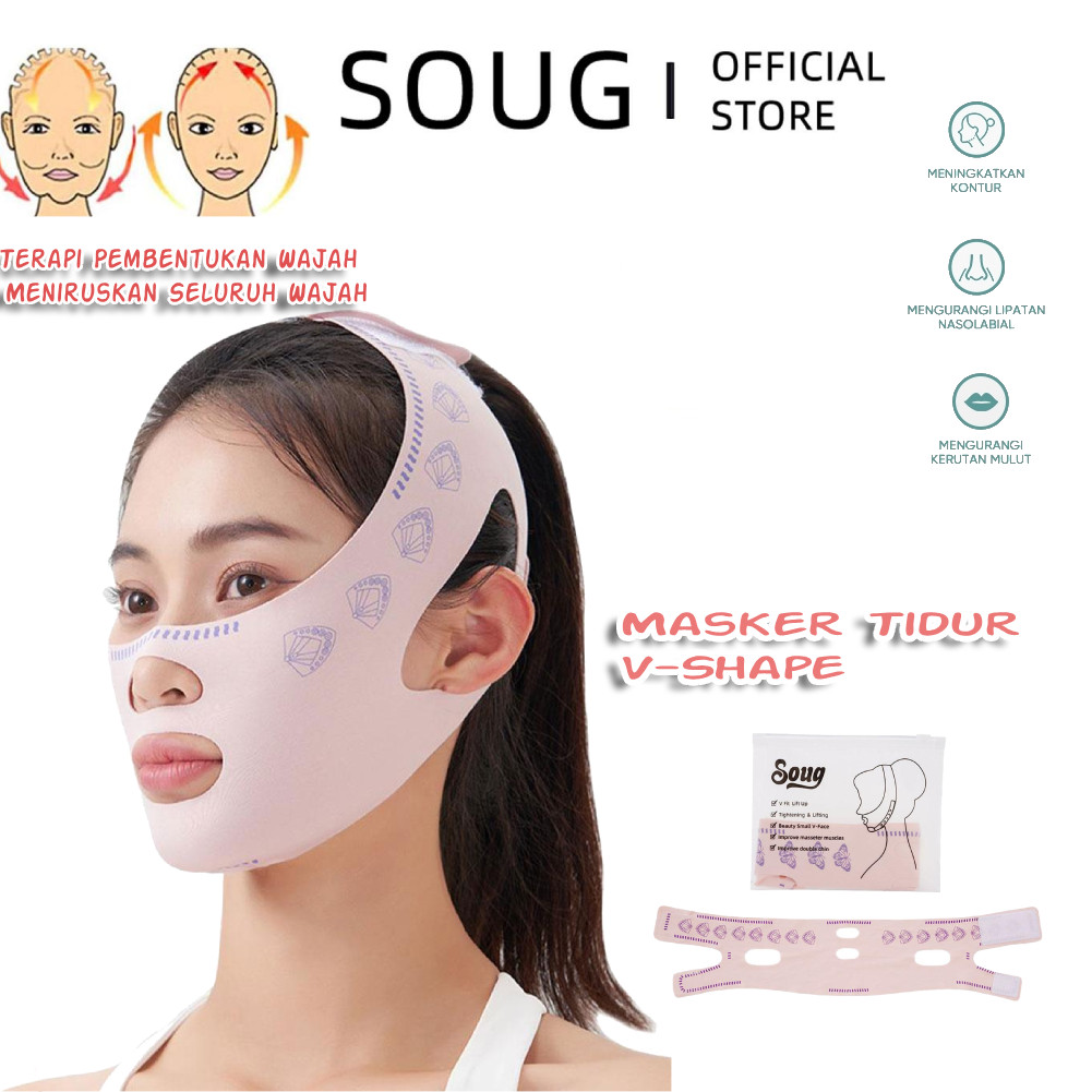 Jual Perban Pelangsing Wajah Masker Alat Kecantikan Tidur Pembentuk ...