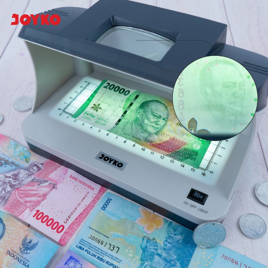 Jual Money Detector JOYKO MD-102 LED Cek Uang - Lampu UV Deteksi Uang ...