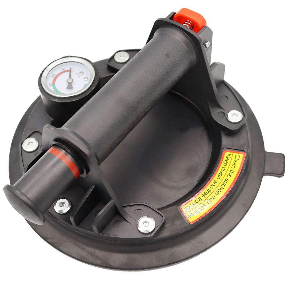 Jual NEW Vacuum Suction Cup 8 Inch 250kg with Pressure Gauge Plastic ...