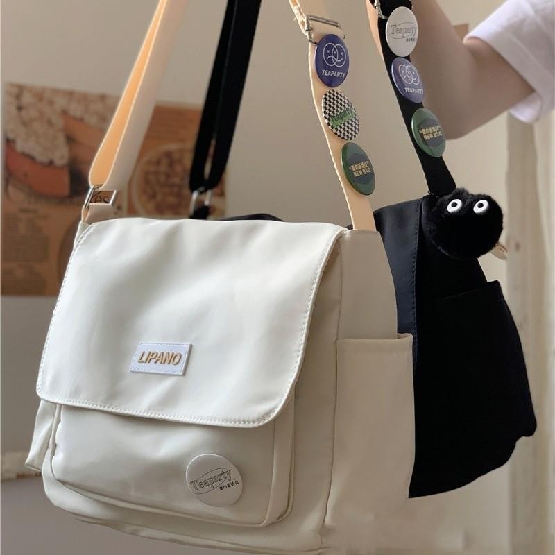 Jual Tas Selempang Mahasiswa Gaya Jepang - Tas Kurir Harajuku Retro