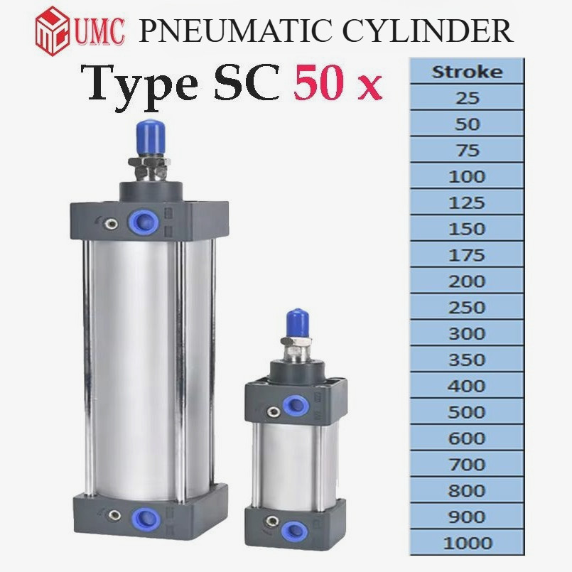 Jual Pneumatic Cylinder SC 50 Pneumatik Standard Type SC50 | Shopee ...