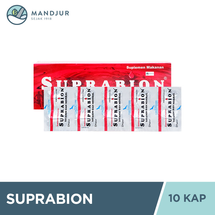 Suprabion 10 Kapsul - Suplemen Penambah Darah atau Anemia