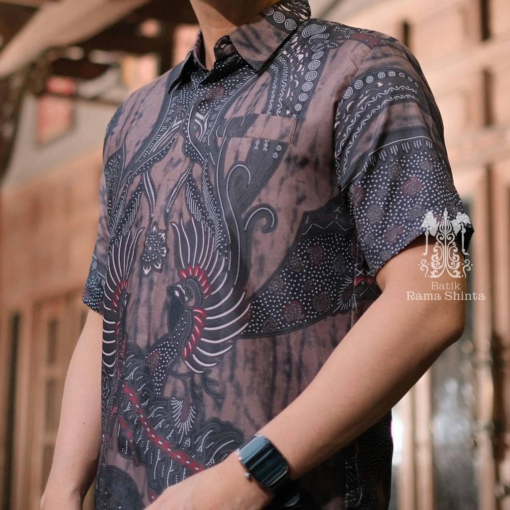 Jual Batik Rama Shinta Motif Arsa Kemeja Batik Lengan Pendek Batik ...