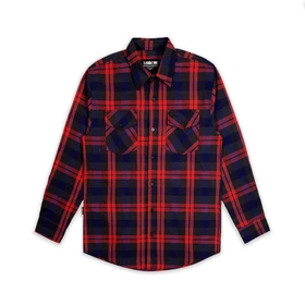 Kick Denim Kemeja Flannel Stripped Lengan Panjang Pria KMJ Flannel Kicho