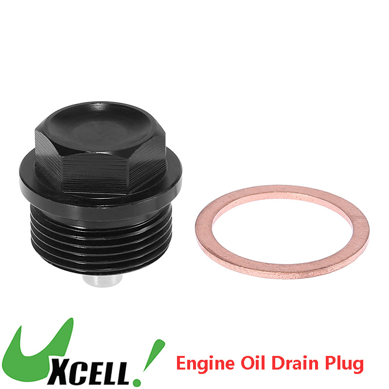 Jual UXCELL 1 Set M24x1.5 Magnetic Oil Drain Plug Universal Auto Sump ...