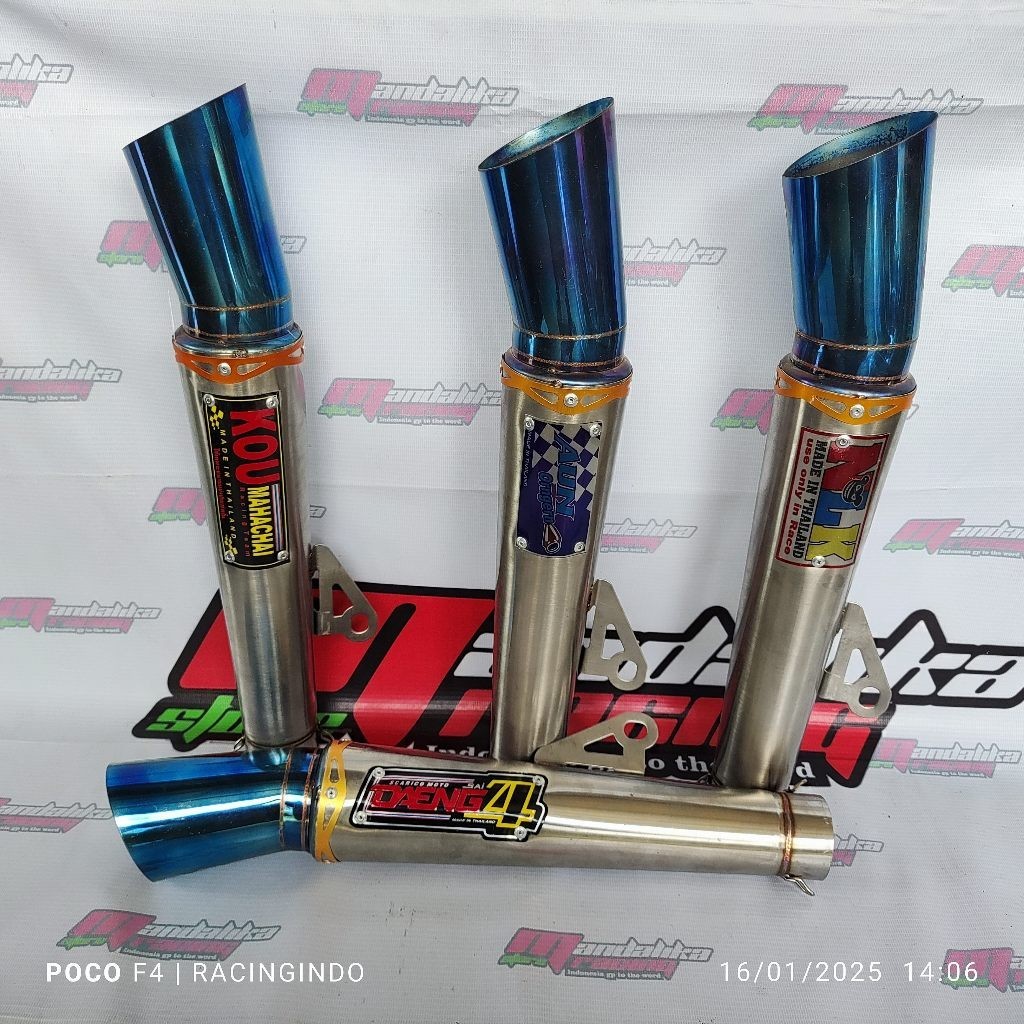 Jual exhaust Daeng Sai4 Exhaust Canister Only pipe inlet 51mm | Shopee ...