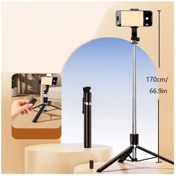 TONGSIS TRIPOD Selfie Stick R1 L Tongsis Remote Bluetooth Tripod 1.7 METER HP Iphone Android