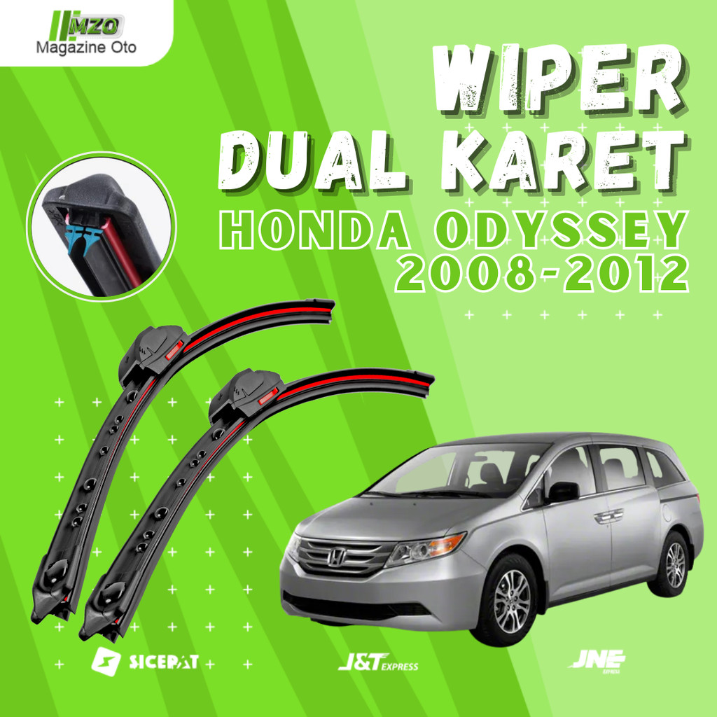 Honda Odyssey 2012 Wiper Size