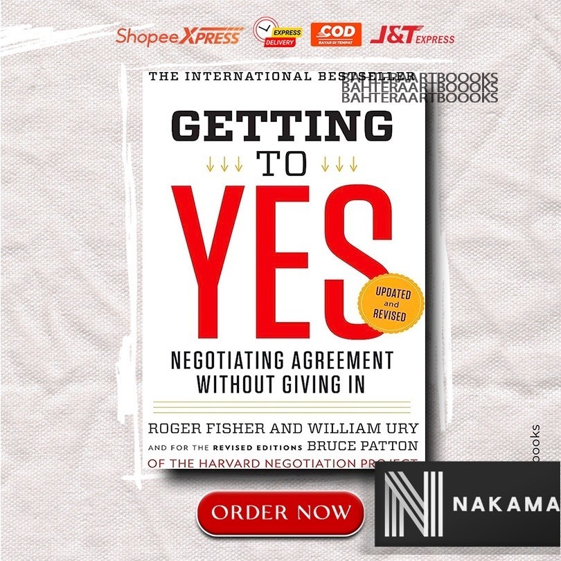 Jual Getting to Yes by Roger Fisher (English Version) | Shopee Indonesia