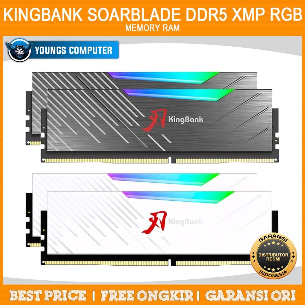 Jual RAM KINGBANK SOARBLADE DDR5 32GB 6000Mhz KIT 2x16GB XMP RGB CMXT ...