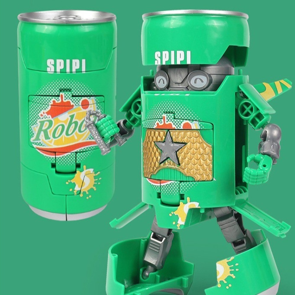 Jual Mecha Model Deformed Soda Robot Cola Beverage Can Action Figures ...