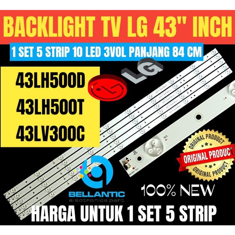 Jual BACKLIGHT TV LED LG 43