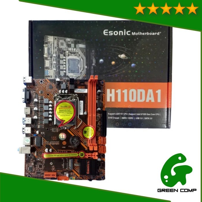 Jual MOTHERBOARD ESONIC H110 DA1 INTEL H110 DDR4 NVME | Shopee Indonesia