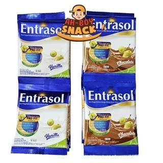 Jual SUSU ENTRASOL RENCENG ISI 10 SACHET X 22 GRAM - COKLAT DAN PUTIH ...