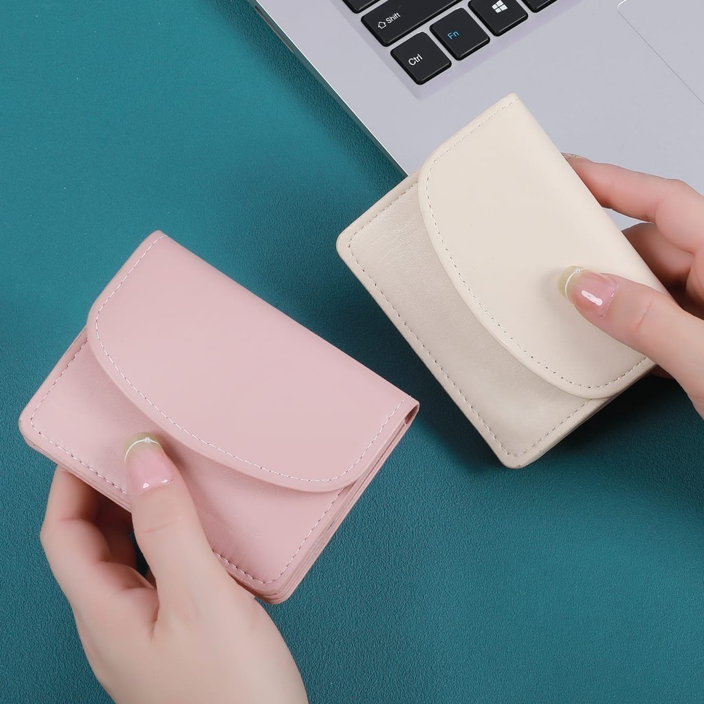 Jual Dompet Mini Perak Flip Kartu Material Kulit PU Elegent ...